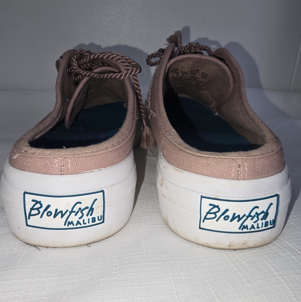 Blowfish Canvas mules Sneakers Casual Lace-Up Sz 8.5 - Picture 10 of 11